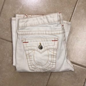 True Religion White Joey Jeans size 31